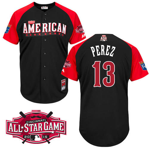 American League Authentic Salvador P��rez 2015 All-Star Stitched Jersey